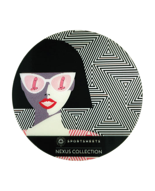 Sportsheets Pink Lenticular Sticker with Dynamic Shifting Design for Customizing Accessories