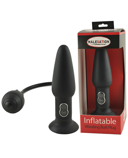 Malesation Anal Plug Inflatable Design 7 Vibration Levels for Customizable Anal Pleasure