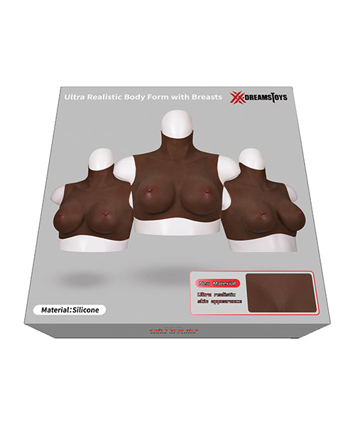 XX-Dreamtoys Silicone Breast Form Realistic Erect Nipples Stretchy Comfort for Crossdressing Enhancement