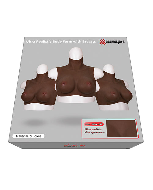 XX-Dreamtoys Breast Form Silicone Realistic D Cup with Erect Nipples for Transgender Enhancement