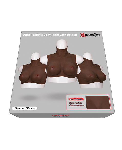 XX-Dreamtoys Silicone Breast Form Realistic Nipples Extra Large H Cup for Transgender Confidence