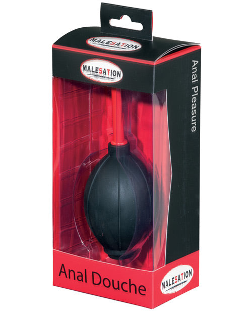 Malesation Anal Douche System with Ergonomic Pump and ABS Tube for Comfortable Intimate Cleansing