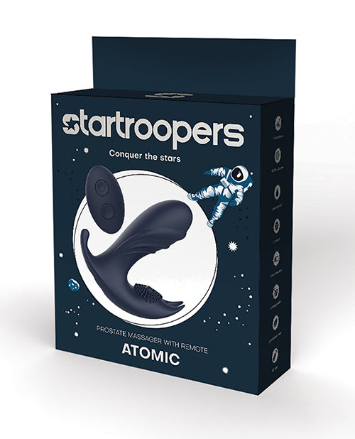 Star Troopers Anal Products Atomic Prostate Massager Remote Control Silicone Triple Stimulation for Prostate Pleasure