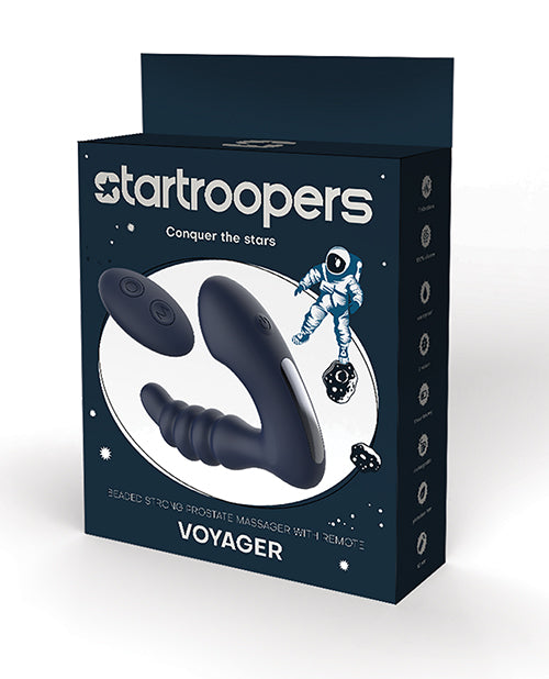 Star Troopers Anal Product Beaded Prostate Massager Remote Control for Powerful Dual Stimulation