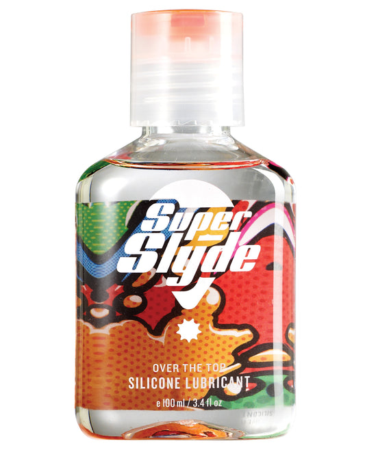 SuperSlyde Silicone Lubricant bottle hypoallergenic non-irritating formula for sensitive skin intimacy
