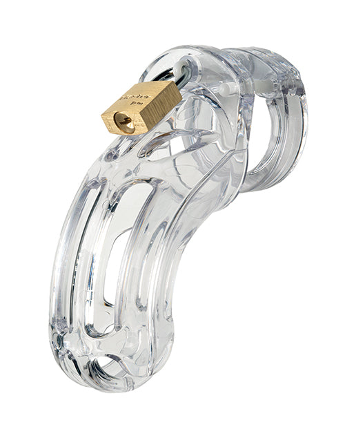 CB-X Chastity Device Spacious Cock Cage Medical Grade Polycarbonate with Custom U-Ring for Secure Male Restraint