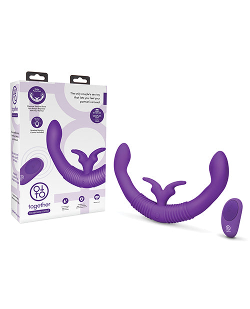 Together Couples Vibrator W-Shape Echo Function Remote Control for Connected Intimate Pleasure