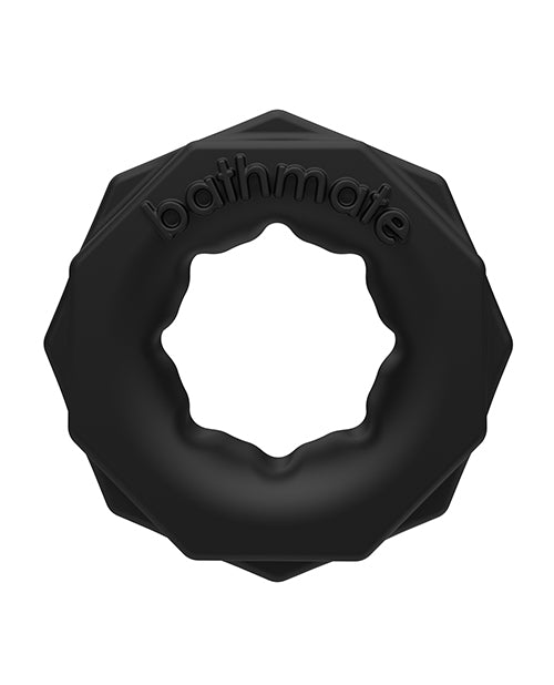 Bathmate Spartan Cock Ring – Black Penis Enhancement with Flexible Elastomax Design