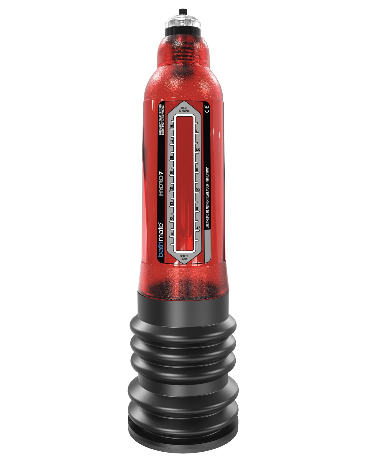 Bathmate Hydro 7 Penis Pump for Beginner Penis Enhancement in Red