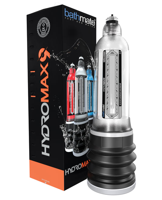 Bathmate Penis Enhancement Pump Hydromax 9 Clear with Powerful Valve for Male Enhancement