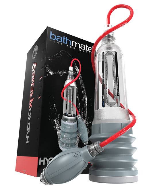 Bathmate HydroXtreme 9 Clear Penis Enhancement Pump with Accessories Bundle