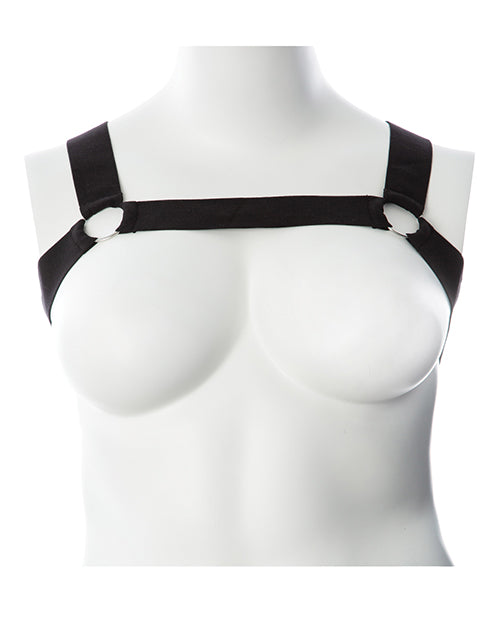 Gender Fluid Bondage Fashion Harness Elastic Loop Rings Unisex Design for Versatile Styling and Inclusive Sizing