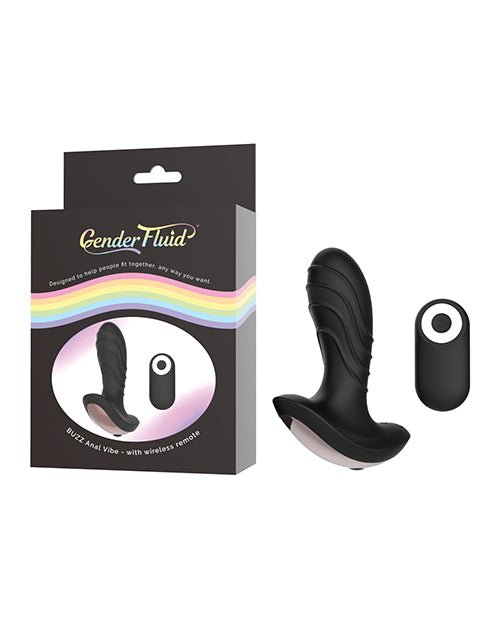 Gender Fluid Anal Vibrator with Remote 10 Vibration Patterns Medical Grade Silicone for Versatile Pleasure