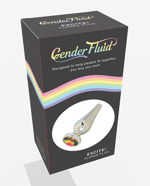Gender Fluid Anal Plug Smooth Tapered Flared Metal Design for Comfortable and Safe Anal Play
