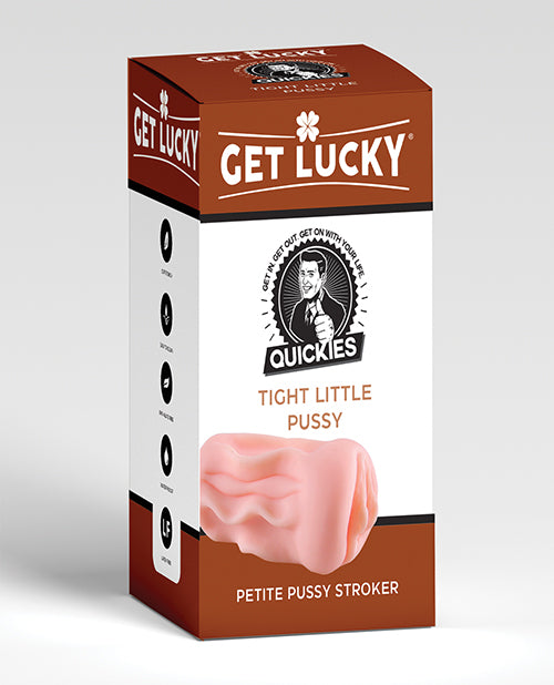 Get Lucky male masturbator ultra-soft realistic vagina stroker with ridged inner sleeve for intense solo pleasure