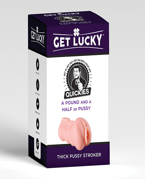Get Lucky Vagina Stroker Ultra-Soft Skin Ribbed Tunnel for Realistic Male Pleasure