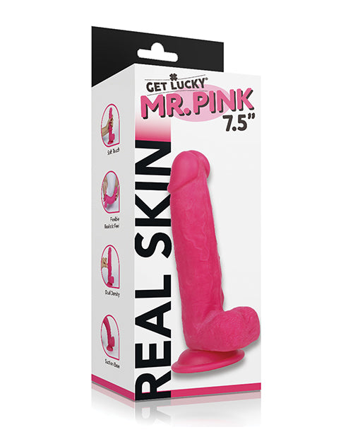 Get Lucky Dong dual layered sliding skin flexible suction base for lifelike sensation and hands-free play