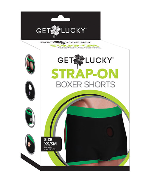 Get Lucky Strap-On Boxers with Soft Fabric and Hidden Vibe Pockets for Comfortable Strap-On Play