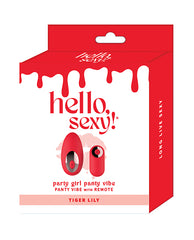 Hello Sexy Stimulator Panty Vibe Remote Control Waterproof Silicone for Discreet Intimate Enjoyment