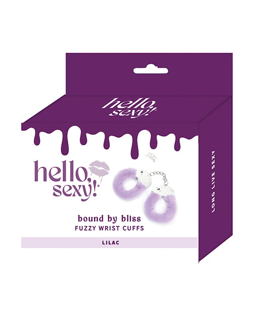 Hello Sexy! Bondage Cuffs Fuzzy Synthetic Fur Security Key for Comfortable Restraint Play