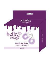 Hello Sexy! Bondage Cuffs Fuzzy Synthetic Fur Security Key for Comfortable Restraint Play