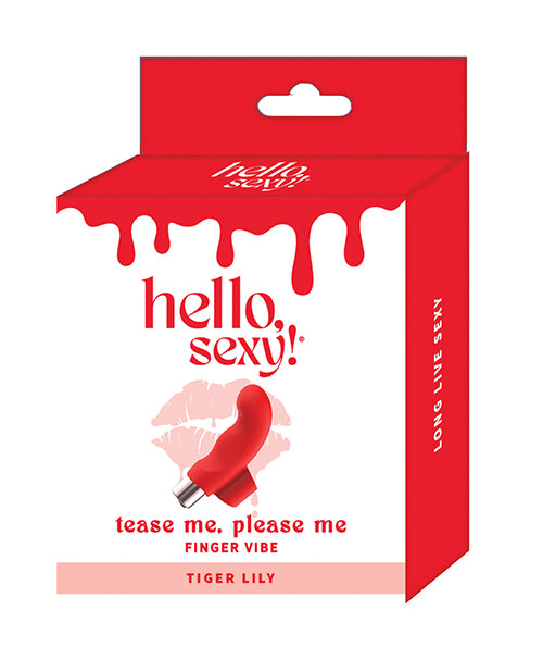 Hello Sexy! Finger Vibrator with 8 Speeds and 20 Patterns for Versatile Intimate Stimulation