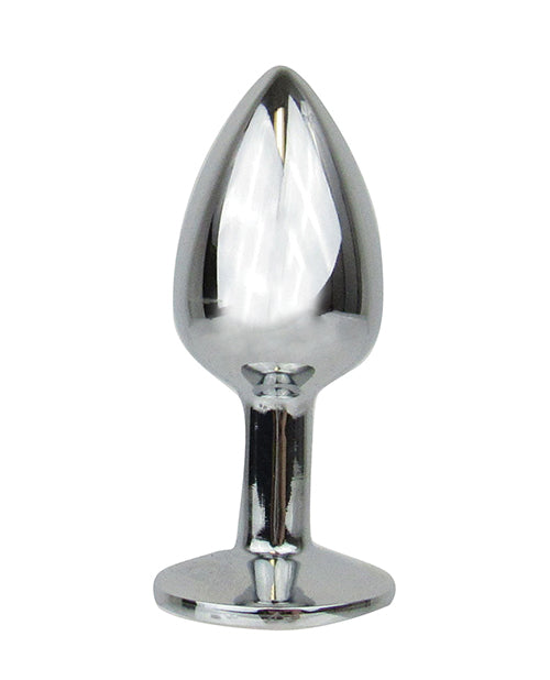 Voodoo Walk Small Metal Plug - Silver Weighted Anal Toy