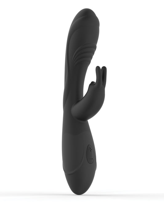 Voodoo Money Bunny 10X Wireless Vibrator in Solid Black Silicone
