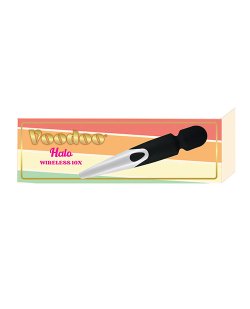 Voodoo Massage Products Halo Wireless Massager Wand 10 Pulsation Patterns for Deep Relaxation