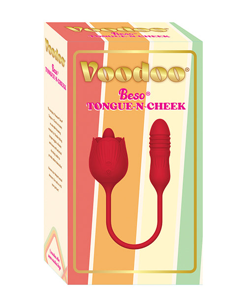 Voodoo Stimulator Rosebud Licking Tongue Vibrating Bullet for Intense Stimulation