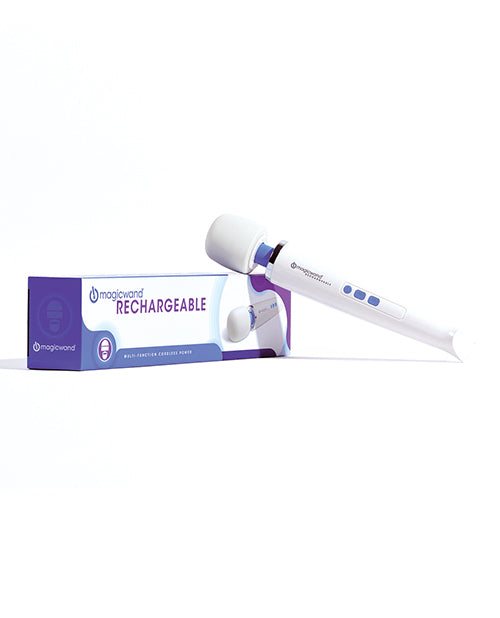 Magic Wand rechargeable massager cordless design four speed settings for full-body massage and relaxation