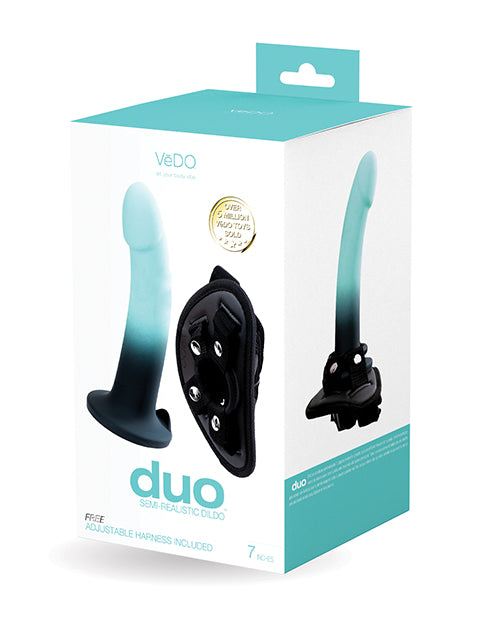 VeDO Strap On Silicone Dildo with Adjustable Harness and Suction Cup for Couples Pleasure
