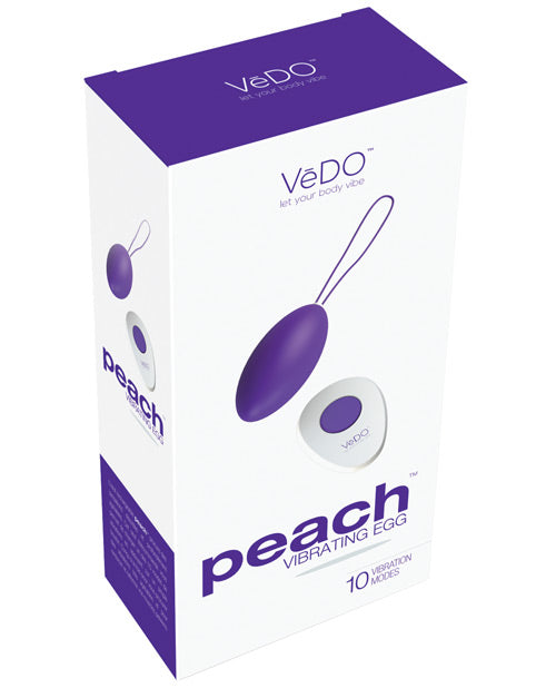 VeDO Stimulator Rechargeable Egg Vibe with Remote Control and Splash-Proof Design for Pelvic Muscle Toning