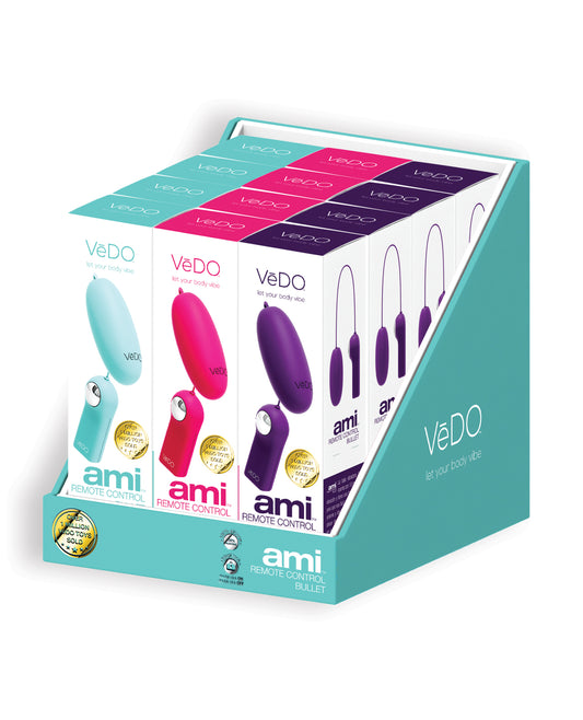 VeDO Remote Control Bullet Vibrator with 10 Vibration Modes and Silicone Finish for Discreet Stimulation