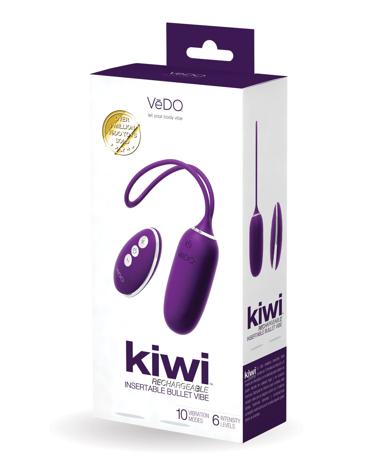 VeDO Stimulator Rechargeable Silicone Bullet with Remote for Discreet Intimate Enjoyment