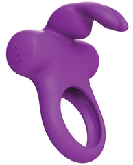 VeDO Frisky Bunny Rechargeable Vibrating Ring in Perfectly Purple with Bunny Ears