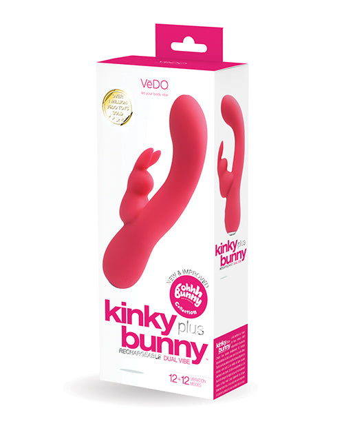 VeDO Vibrator Dual Motor Rechargeable Silicone Flexible Clitoral Tickler for Simultaneous G-Spot and Clitoral Stimulation
