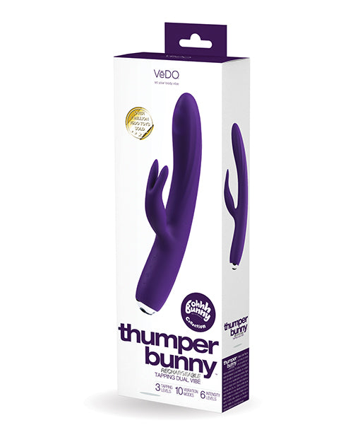 VeDO Vibrator Rechargeable Dual Vibe Flexible Shaft Tapping and Triple Motors for Targeted G-Spot Stimulation