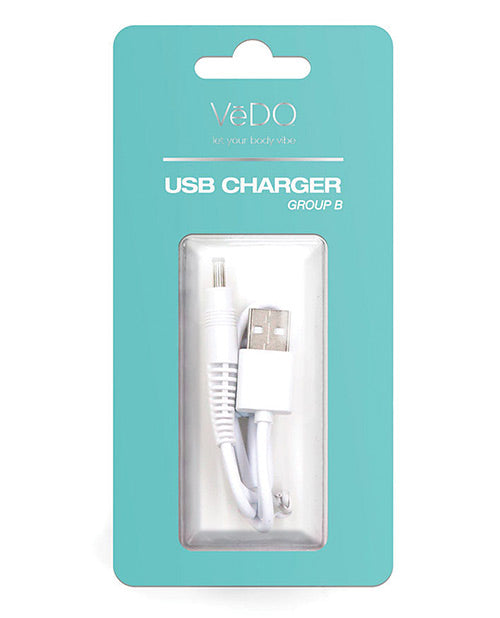 VeDO USB Charger Replacement Cable 0.5m Compatible with Group B Stimulators for Convenient Charging