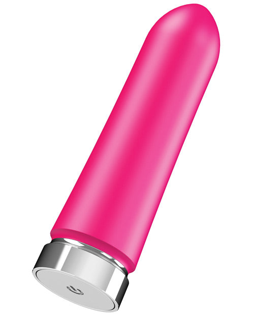 VeDO Bam Rechargeable Bullet Stimulator in Foxy Pink with 10 Modes