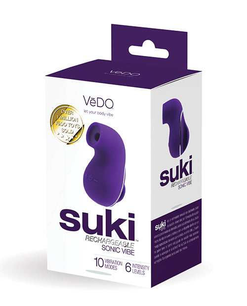 VeDO Stimulator Rechargeable Vibrating Sucker with Suction Modes and Ergonomic Finger Handle for Intense Pleasure