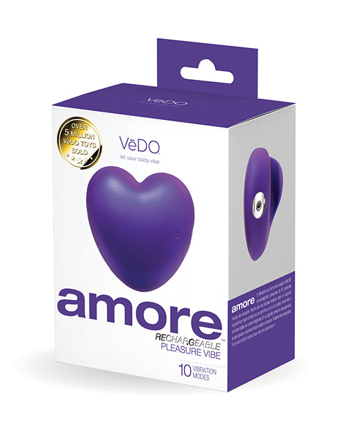 Amore Rechargeable Stimulator Vibrator with 10 Vibrations and Submersible Design for Intimate Stimulation