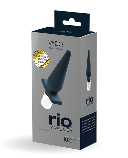 VeDO anal vibe silicone anal vibrator with 10 vibration modes waterproof design for comfortable anal stimulation