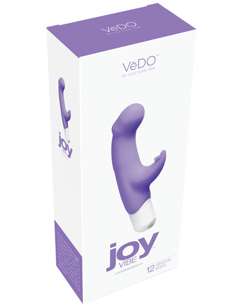VeDO Vibrator Joy Mini Vibe Curved G-Spot Flexible Rabbit Tickler for Dual Stimulation Pleasure
