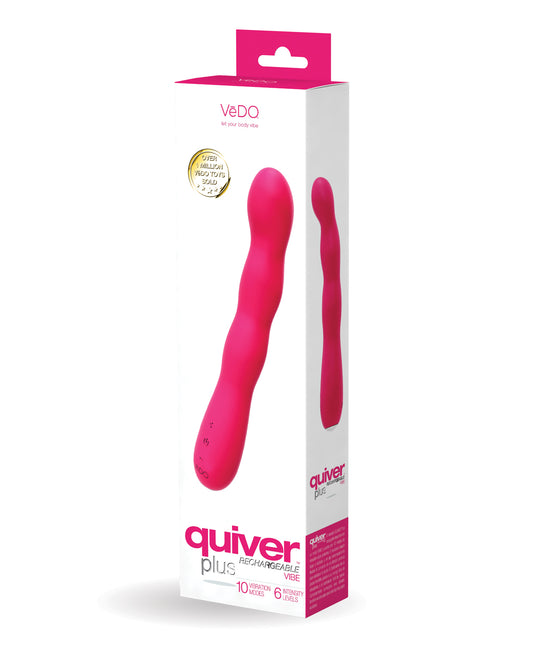 VeDO Vibrator Quiver Plus Dual BAM Motors Flexible Shaft for G-spot Stimulation and Waterproof Play