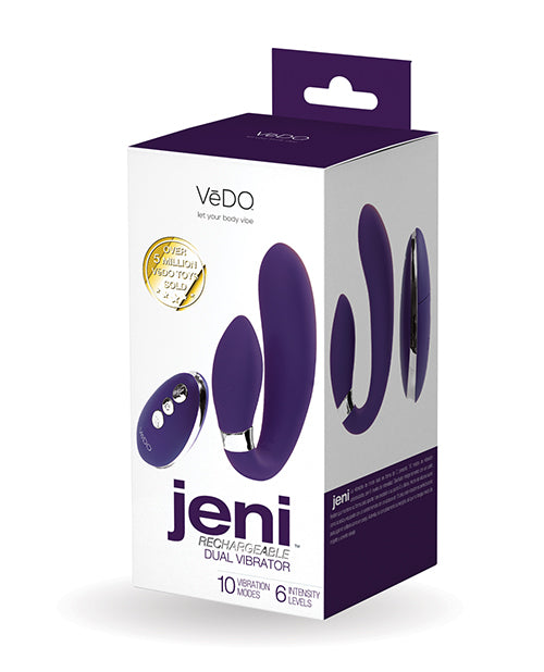 VeDO Vibrator Dual Motor Remote Controlled Flexible Neck for G-spot and Clitoral Stimulation