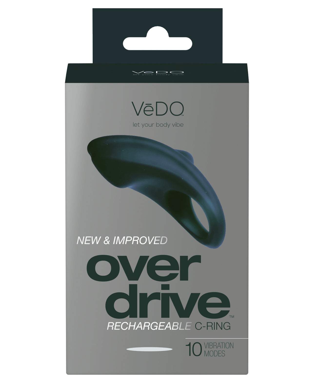 VeDO Stimulator Rechargeable Silicone Curved C-Ring with Vibration for Enhanced Intimate Stimulation