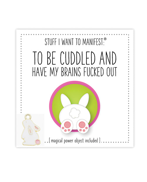 Warm Human Bachelorette Party Supplies Manifestation Mini Card Magical Power Charm for Positive Intentions and Gifting