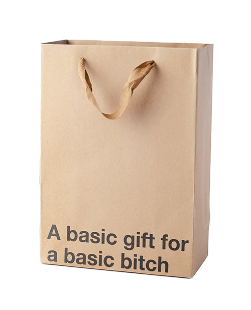 Wood Rocket Bachelorette & Party Supplies Kraft Gift Bag with Funny Slogan and Ribbon Handle for Humorous Gift Giving