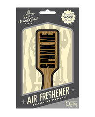 Wood Rocket Novelties Sandalwood Air Freshener with Spank Me Paddle Design for Freshening Cars and Closets